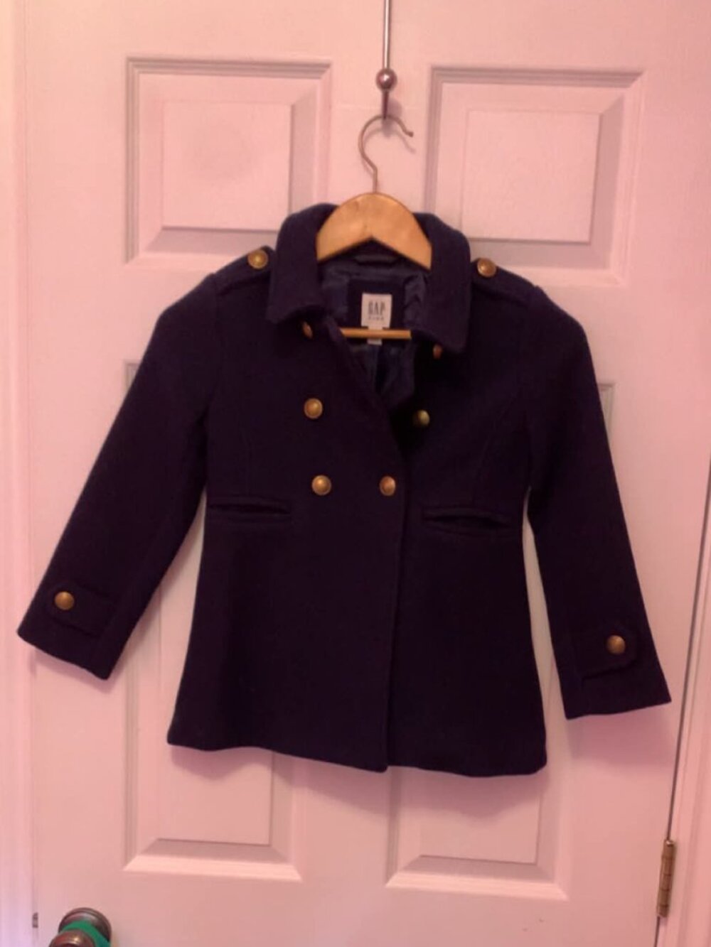 GAP Kids Navy Peacoat Small